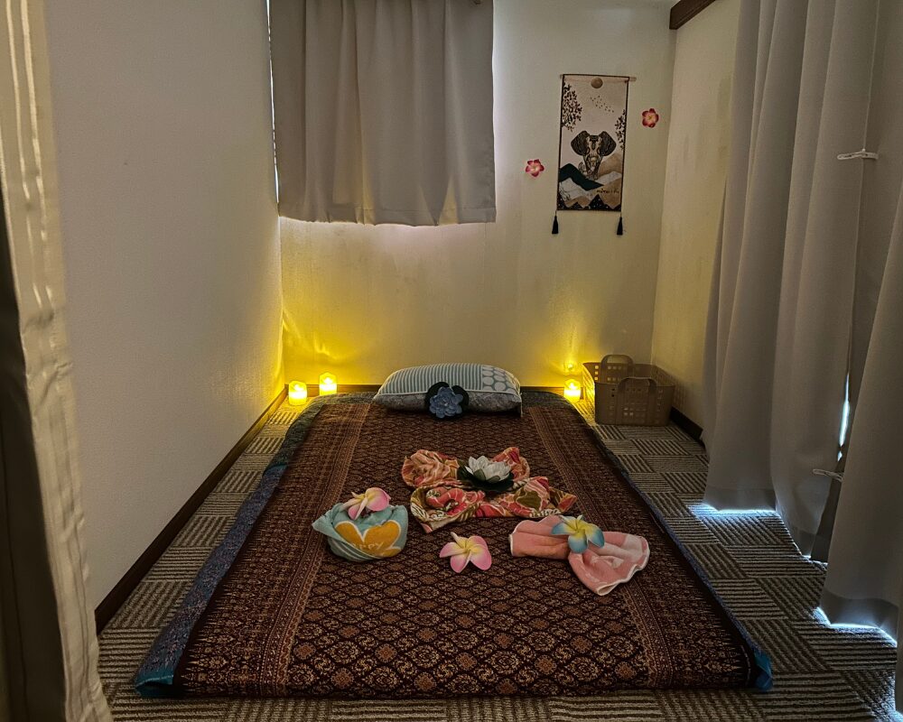茨城県行方市玉造甲のタイ古式マッサージ・DoZo Spa &massageの施術室1